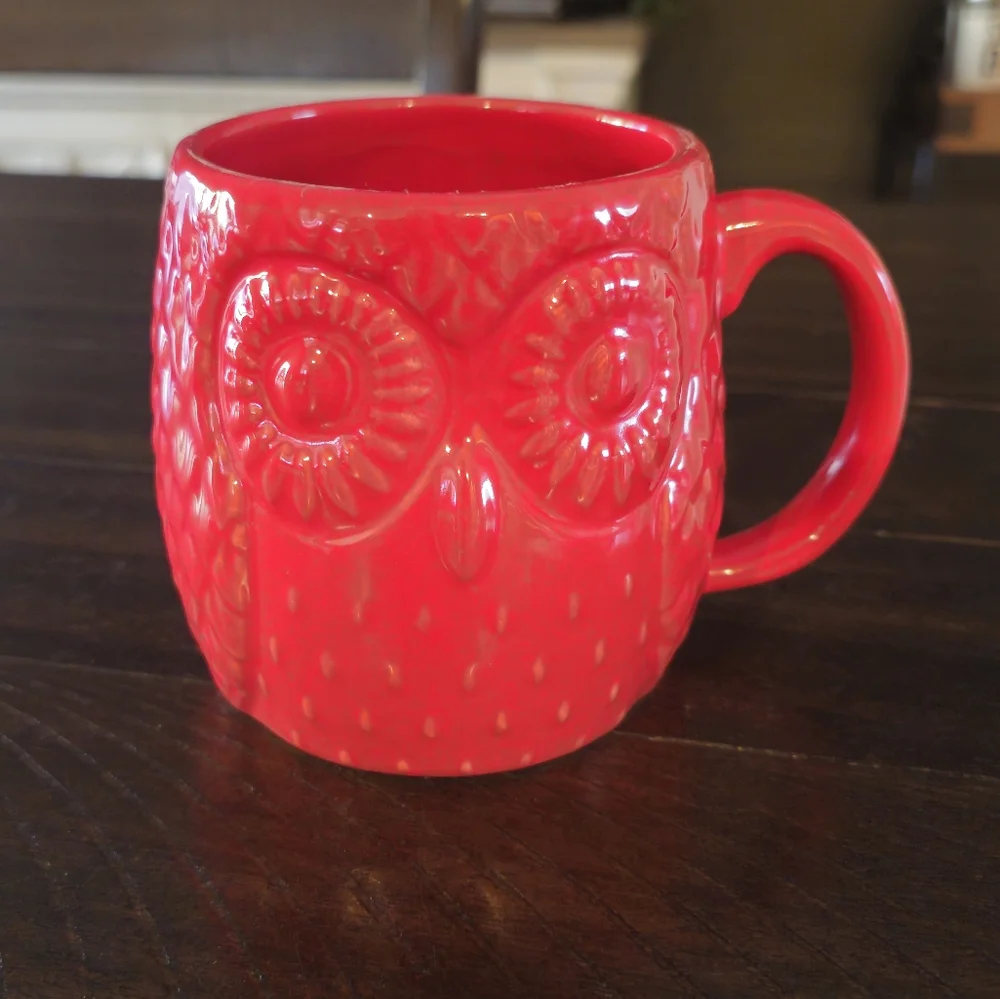 West Elm Owl Mug